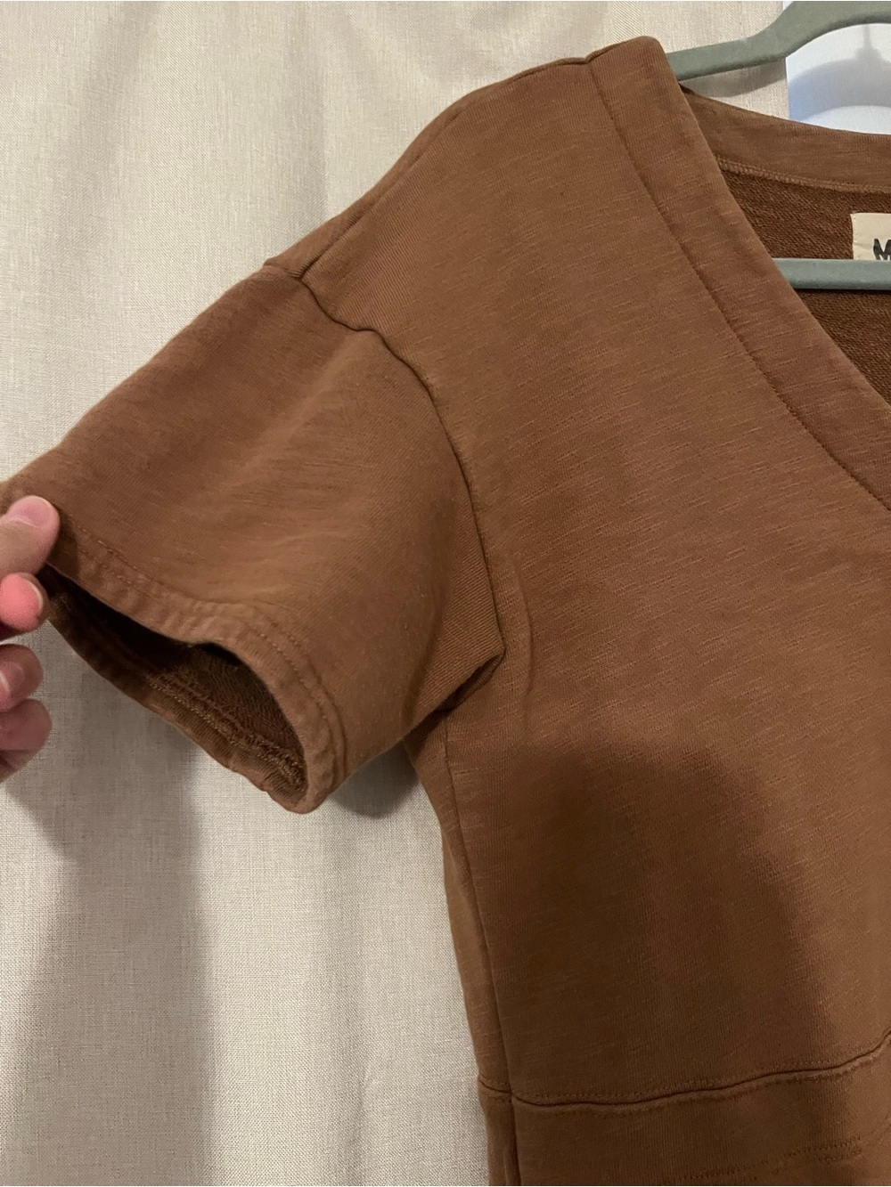 Madewell MWL Rust-Brown Knit jumpsuit - Picture 6 of 9